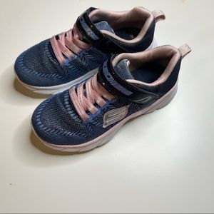 Sketchers pink and blue sneakers size 11